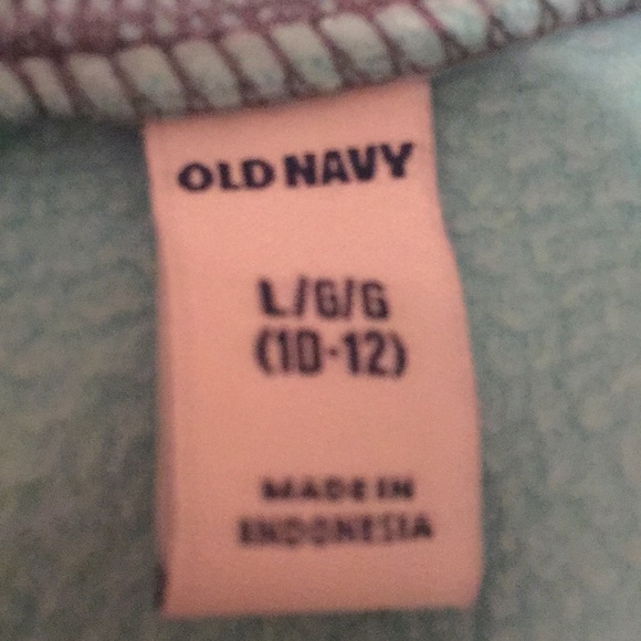 Girl’s teal fleece vest - Picture 3 of 3